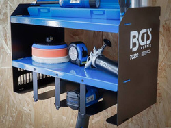 Regał ścienny na narzędzia akumulatorowe klucze wiertła BGS