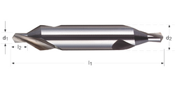 Wiertło centrujące nawiertak 2,0 mm HSS-Co DIN333 A PROFI PTG